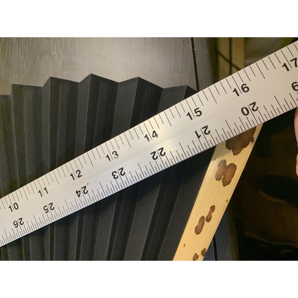 Vintage Chinese Folding Hand Fan Black Gold Kyosensu With Velvet Case - Picture 12 of 12